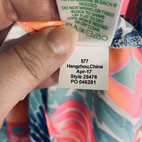 Lilly Pulitzer Edona Romper Goombay Smash Womens Size 0 Pineapple Print $178 - Picture 5 of 10